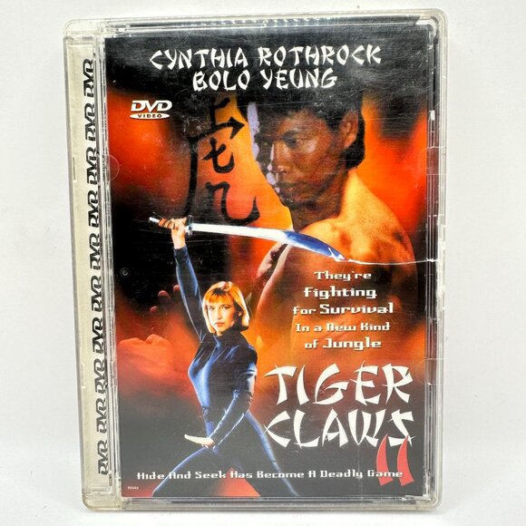 Tiger Claws II Cynthia Rothrock Bolo Yeung DVD Platinum Martial Arts Action - Picture 1 of 3